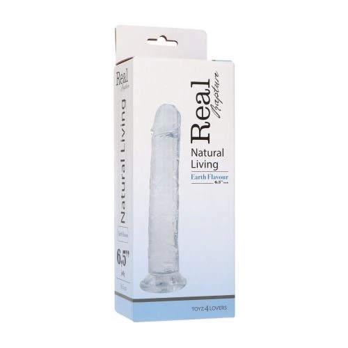 Realistic Jelly Dildo Earth Flavor 6.5" [3]