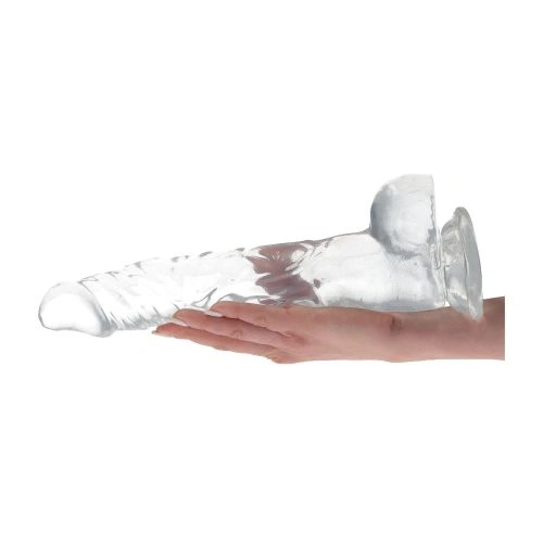 Sky Emotion large realistic testicle dildo 32 cm transparent [2]