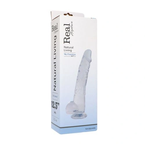 Sky Emotion large realistic testicle dildo 32 cm transparent [3]
