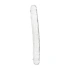 Double jelly dildo Natural Living 34 cm. transparent