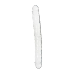 Large double jelly dildo Natural Living 38 cm.