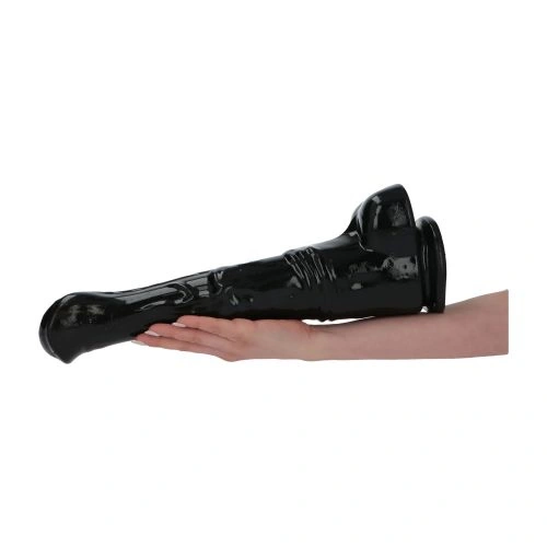 Black Pegasus Large Horse Dildo 15.5" Black [2]