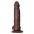 Ju - Color - Realistic dildo with vacuum base Natural Living 7.5 brown [3]