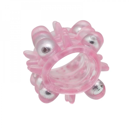 Dilyana- Penis ring with pearls Super Magic pink [2]