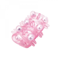 Dilyana- Penis ring with pearls Super Magic pink