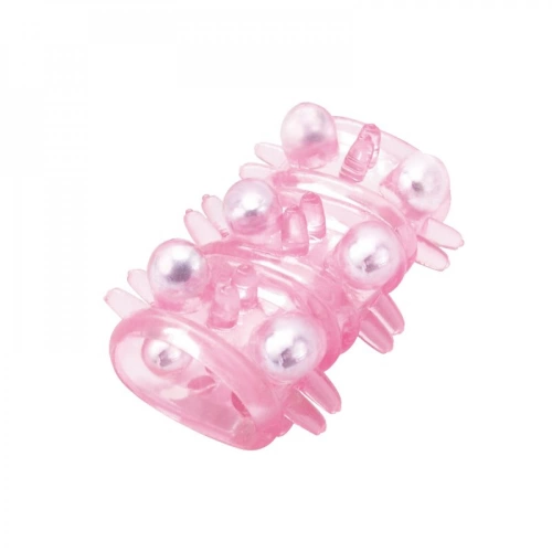 Dilyana- Penis ring with pearls Super Magic pink