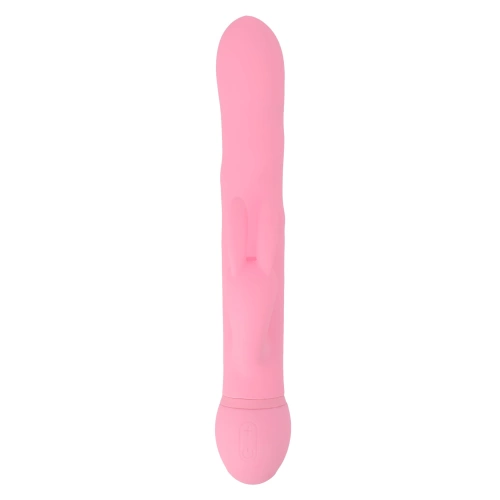 Funny Madness Rechargeable Silicone Rabbit Vibrator with Rotating Beads [2]