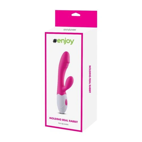 Enjoy Real Rabbit Silicone Rechargeable Rabbit Vibrator [5]