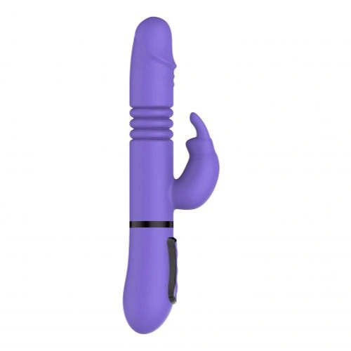 Sweet Lover Purple Rechargeable Rabbit Vibrator with Rotating Beads and Reciprocating Motion [1]