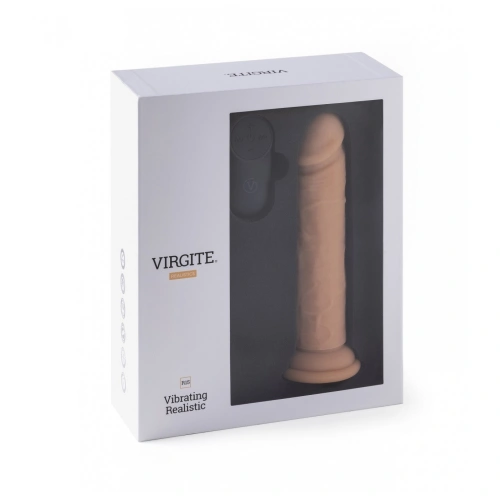 Vibrating silicone dildo with remote Virgite R15 [5]
