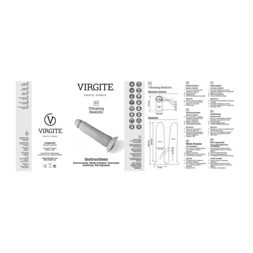 Vibrating dildo with remote Virgite R3 [4]