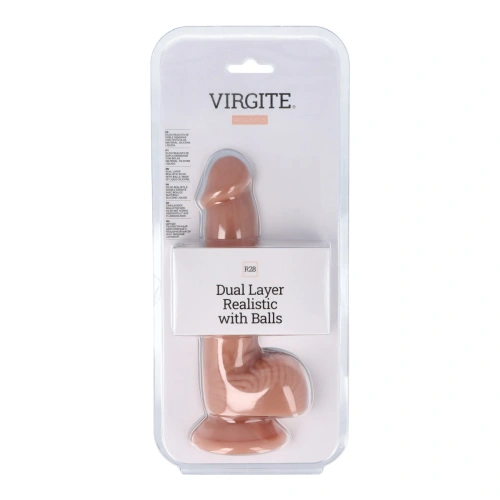 Nina - Virgite R28 Double Layer Realistic Silicone Dildo [2]