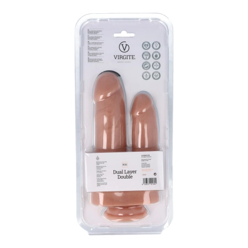 Nina - Double Realistic Virgite R30 Silicone Dildo [3]