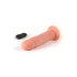 ​Flexible rechargeable liquid silicone vibrating dildo with Virgite R1 remote