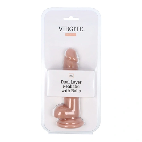 Nina - A little realistic dildo with Virgite R32 testicles [4]