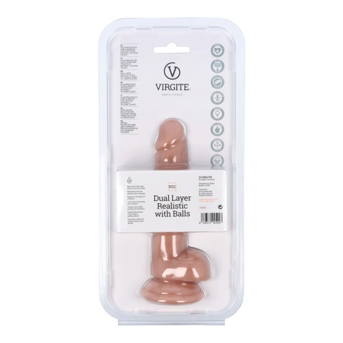 Nina - A little realistic dildo with Virgite R32 testicles [5]