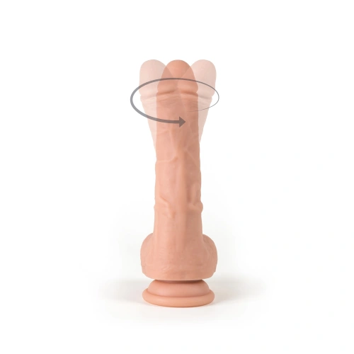 Nina - Rechargeable realistic dildo with rotation function and Virgite R9 remote control [3]