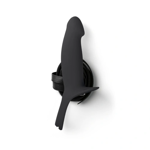 Strap-on belt with hollow dildo made of silicone Virgite H2 [1]
