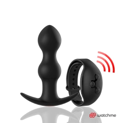 Vibrating anal stimulator with remote control watch Anbiguo Tiberio