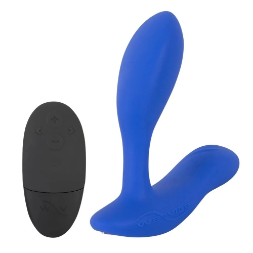 Luxury prostate stimulator with remote and App We-Vibe Vector+ blue