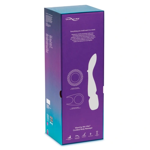 Nina - Luxury rechargeable massager with two attachments and App We-Vibe Wand purple [8]