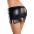 Seductive skirt with wet effect Wetlook Camren black [2]