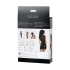 Elegant dress with wet effect Wetlook Lulu black [5]