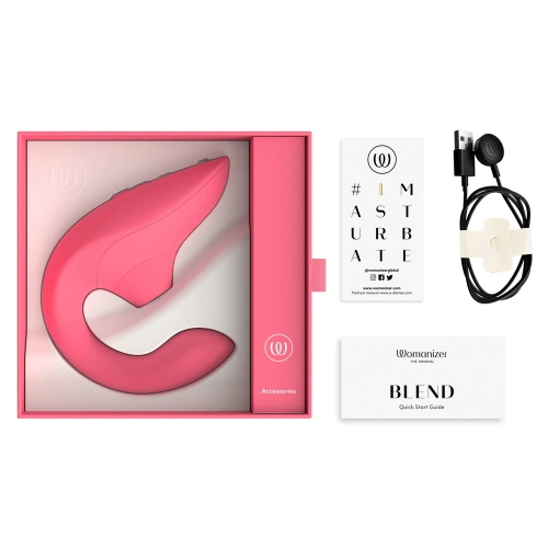 Womanizer Blend Rechargeable G-Spot Vibrator with Suction Clitoris Stimulator [8]