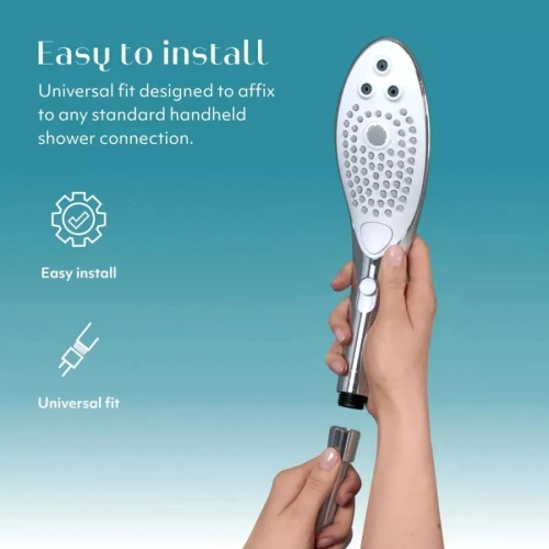Nina - Stimulating shower headset Womanizer Wave chrome [13]