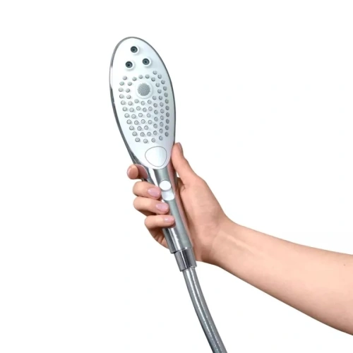 Nina - Stimulating shower headset Womanizer Wave chrome [3]