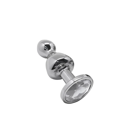 Metal Butt Plug with crystal Lollypop M