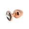 Dilyana- Metal anal dilator with crystal Tralalo L golden