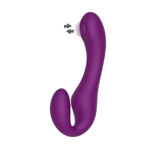 Nina - Vibrating double strapless dildo with Xocoon remote [11]