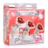 Dilyana- Set of 3 glass anal dilators with a red crystal heart Booty Sparks Red Heart [4]