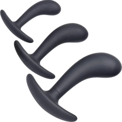 Dilyana- Set of 3 pcs. Dark Delights silicone anal dilators