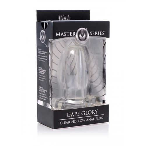 Anal dilator with hole Gape Glory L transparent [3]