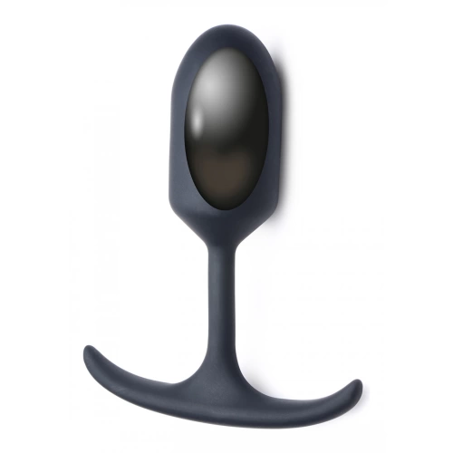 Heavy Hitters 5.5" Weighted Silicone Butt Plug Black