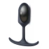 Heavy Hitters 5.5" Weighted Silicone Butt Plug Black