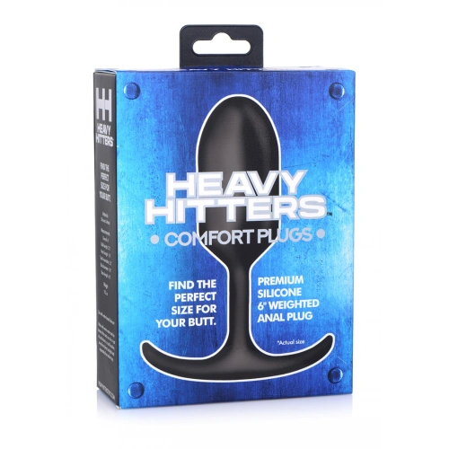 Heavy Hitters 6" Weighted Silicone Anal Dilator [4]