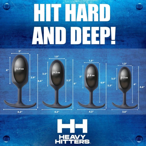 Heavy Hitters 4.6" Weighted Anal Dilator [4]