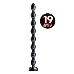 Hosed 19" Large Flexible Vacuum Base Anal Rosary
