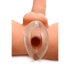 Illuminated in 3 colours large butt plug with opening Light Tunnel L transparent [7]