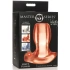 Illuminated in 3 colours large butt plug with opening Light Tunnel L transparent [9]