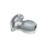 Illuminated in 3 colors flexible butt plug with opening Light Tunnel M transparent [2]