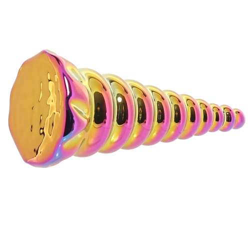 Nina - embossed glass dildo Creature Cocks Twilight [3]