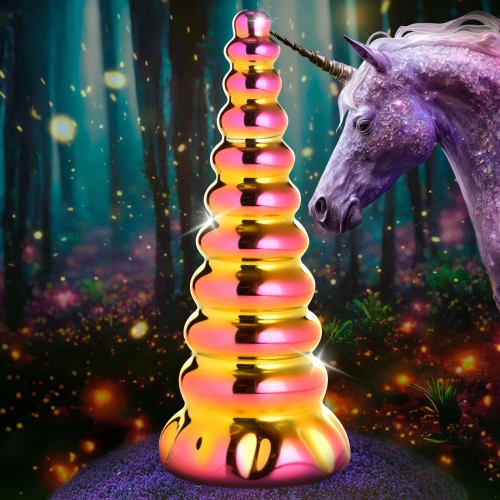 Nina - embossed glass dildo Creature Cocks Twilight [5]