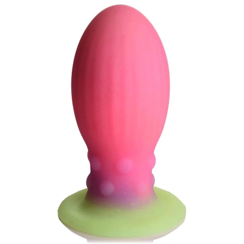 Nina - Glow in the Dark Large Silicone Egg - Creature Cocks Xeno Egg Anal Expander