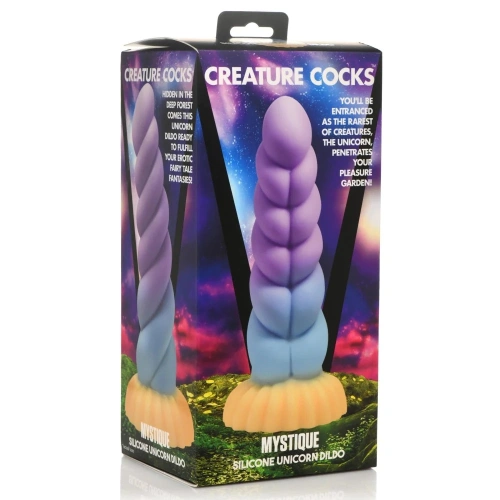 **Nina - Creature Cocks Mystique Unicorn Original silicone dildo - horn [8]