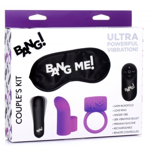 Bang! Rechargeable Vibrator Sex Toy Set Couple's Kit [9]