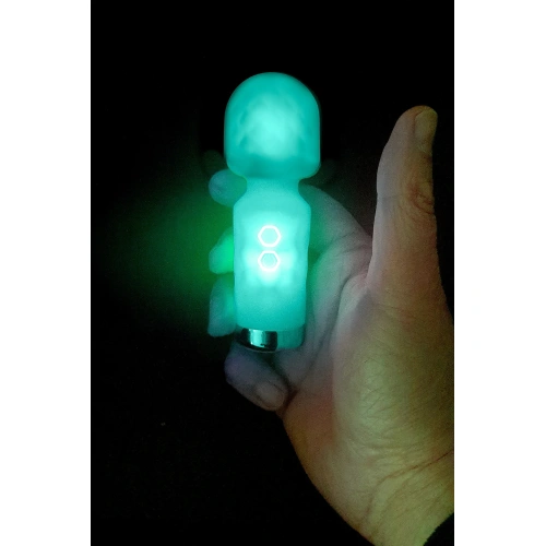 New-New- Rechargeable mini Wand massager Yoba King Wand turquoise [2]